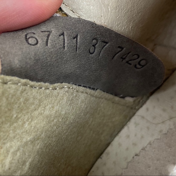 FIRENZE gray tooled leather ankle booties - Picture 7 of 7